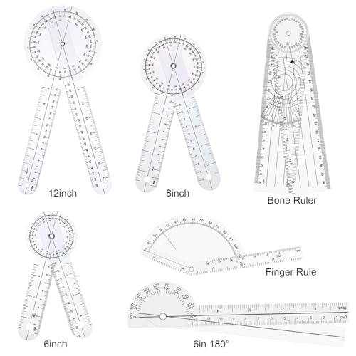 Set de goniómetros 6 piezas para terapia física miniatura 2
