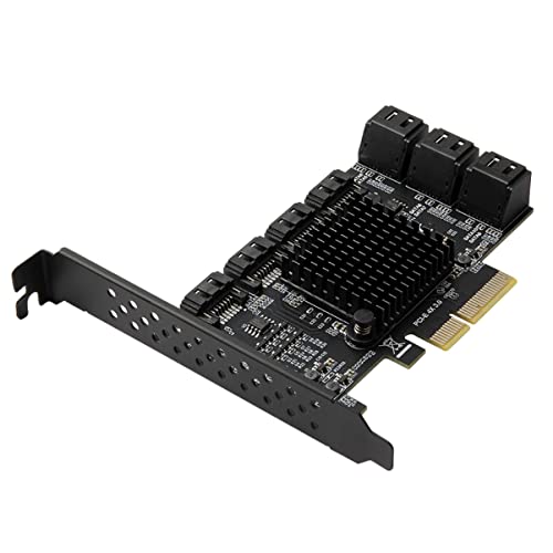 Carte d'extension PCIe 3.0 SATA Mikinona pour créer un serveur de stockage maison