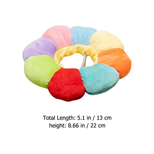 POPETPOP Recuperação Do Gato Ajustável Collar Bonito Girassol Pescoço Em Forma de Cone Isabelino Col