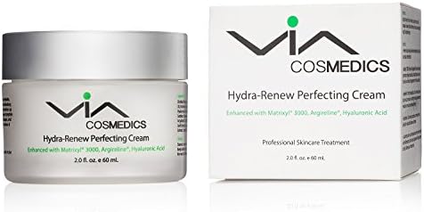 Hydra-Renew Perfecting Cream | Intensive Hydrating, Moisturizing, and Anti-Aging Cream | Enhanced with Matrixyl 3000, Argireline, Hyaluronic Acid | Professional Skincare Treatment