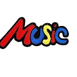 Obokata Iron On Music Patches, Punk Embroidered Patches, Band Badge Sew On Emblem Applique DIY Acces