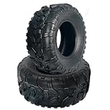Garvee 2 Pack 24x10-11 ATV UTV Tires 4-Ply All-Terrain Tubeless Tires for Daily Work, Hunting & Recreational Riding on ATV, UTV, Quad and 4 Wheeler
