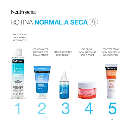 Protetor Solar Facial Para Pele Seca NEUTROGENA SUN FRESH Derm Care Com Cor FPS 70, 40g