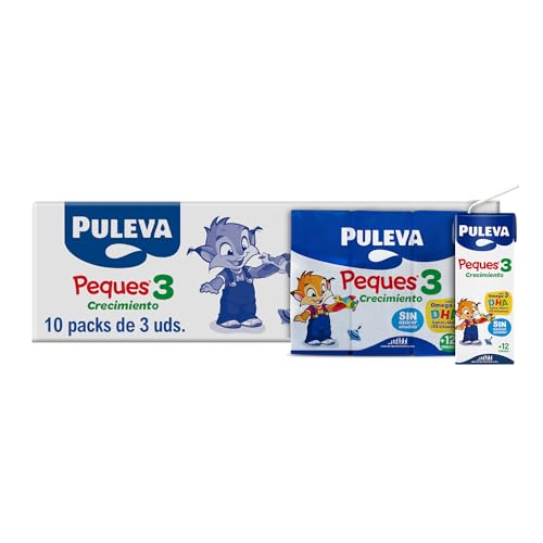 Puleva Peques 3 Leche de Crecimiento +12 Meses Caja 10 Packs 3 x 200 ml