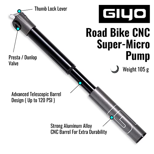 GIYO GM04 CNC Mini Bike Pump