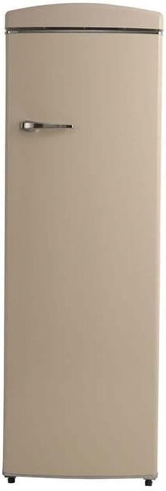 Conserv 8.3cf Classic Retro Upright Freezer Frost Free 24 110V w/ 6 Drawers in Cream