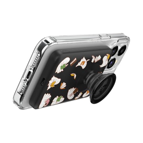 Image of PopSockets PowerPack for MagSafe, Portable Phone Charger, Magnetic Wireless Portable Charger, 5000mAh, Halloween PopSocket - Spooky Book Club
