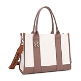 JESSIE&JAMES/Remington Huntsville Canvas CCW Tote Bag with Lockable Compartment_Bone/Brown