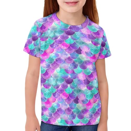 Image of ENLACHIC Girls Teens Pink Flamingo Printed Summer Short Sleeve T-Shirts Cute 3-16 Years