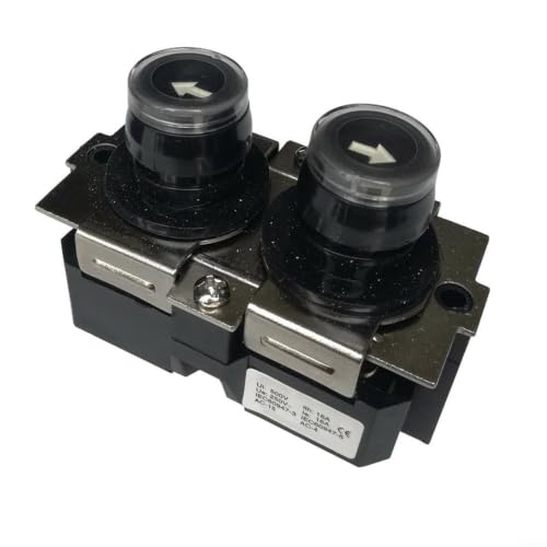 Interruptor de presión para cabrestante eléctrico LA137-A, interruptor de botón arriba/abajo 250 V 16 A, carcasa de ABS impermeable con bloqueo mecánico para grúa y polipasto, control en aplicaciones