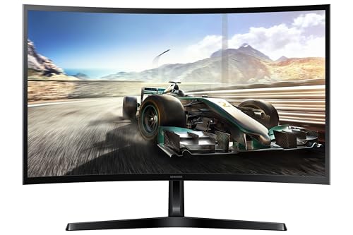 Image of Samsung 27 inch (68.5cm) 100Hz Curved Monitor|1800R Curved Screen|100Hz|4ms|SRGB 95%|Ports-HDMI,D-Sub,Headphone|Game Mode|EyeSaver Mode|16.7M Color Support|Flicker Free|Off Timer Plus|LS27D368GAWXXL|Black