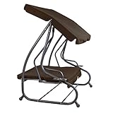 Hollywoodschaukel Sunset Dunkelbraun - 6