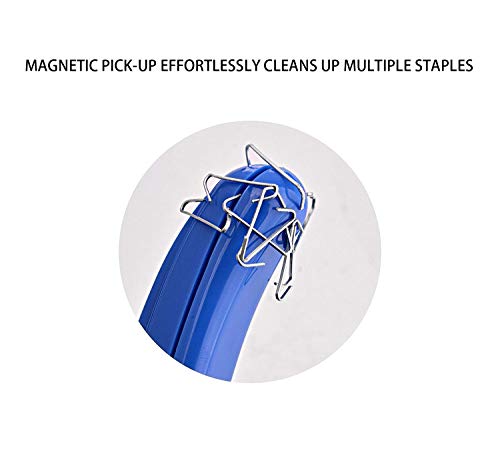 Longkey Professional Magnetic Staple Remover Puller Rubberized Staples Remover Staple Removal Tool For School Office And Home 3 Pcs Blue #TOP4