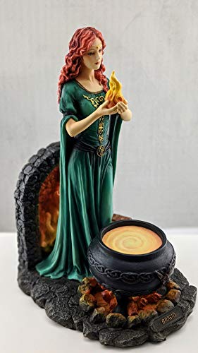 Estatua Brigid Diosa del Hogar y la Llama Sagrada miniatura 4