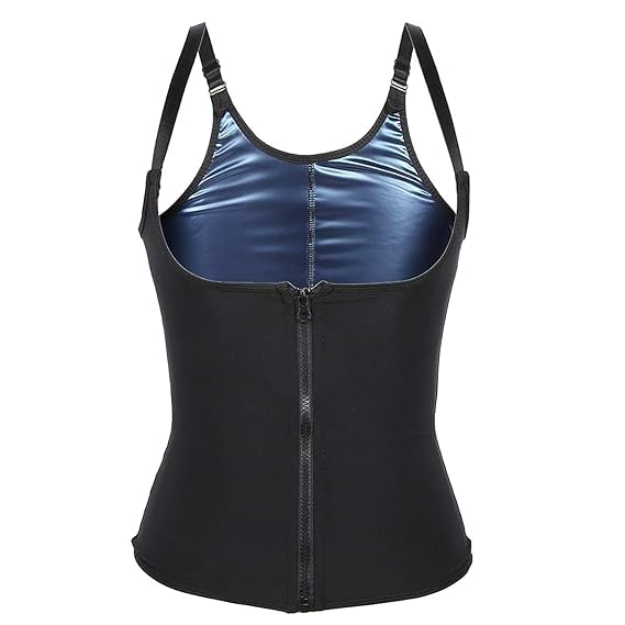 IMUU Sauna Vest Sweat Suit For Women Fitness Sports Breathable Elastic Fat Burning Compression Shapewear Body Shaper, Versatile Heat Shaper Jacket (B0CJ9FWFV8) Amazon Price History, Amazon Price Tracker