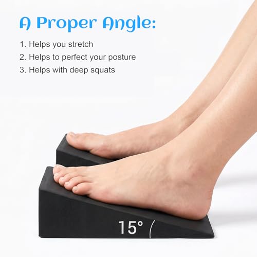 image for JOUTYFOR 4 Pcs Foam Wedge Squat Wedges for Yoga - 9