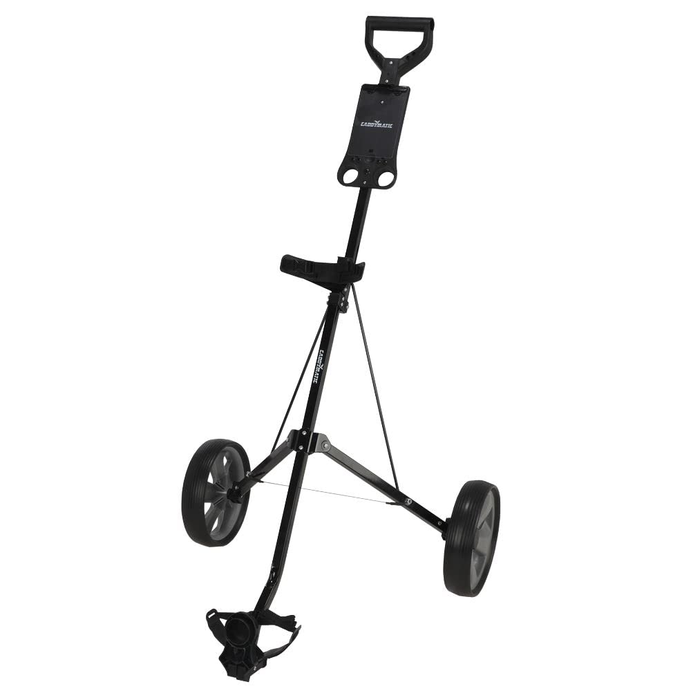 I-TRAC ZUSAMMENKLAPPBARER Golf-Trolley MIT 2 RÄDERN, SCHWARZ/GRAU