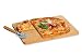 Produktbild Kesper | Pizzabrett mit Schneider, Material: FSC®-zertifizierter Bambus, Maße: 40 x 30 x 1,5 cm, Farbe: Braun | 58466