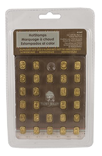 image for Walnut Hollow Mini HotStamps, Lowercase Alphabet Branding and Personal
