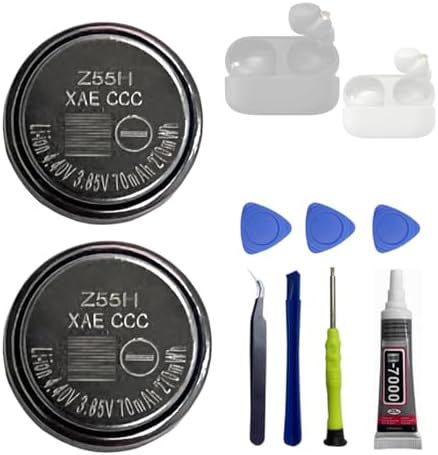 Batteria Sostitutiva Per Cuffie Sony - 2x Z55H 3.85V 70mAh Per WF-1000XM4/XM3 Con Kit Strumenti - Foto 1