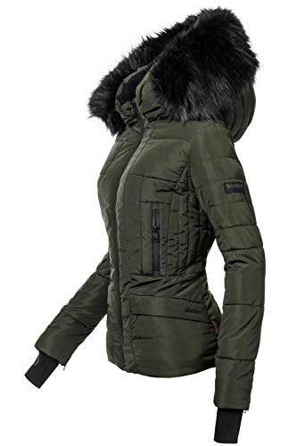 Preisvergleich Produktbild Navahoo Damen Winter Jacke Steppjacke Adele Grün Gr. M