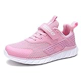  populalar Turnschuhe Kinder Sneaker Jungen Sportschuhe Mädchen Hallenschuhe Outdoor Laufschuhe Für Unisex-Kinder, Rosa, 35 EU (Herstellergröße: 36)