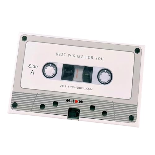 Questo design portatile a cassette vanta operazioni semplici, suono chiaro e una batteria integrata.