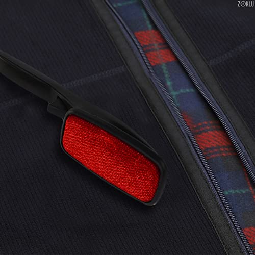 Lint Brushes For Pet Hair Lint Brush - 2Pcs Magic Lint Remover Reusable Lint Rollers For Clothes Brush - Magic Brush Hair Remover Lint Brush Pet Hair Brush - Swivel Red Felt Lint Brush For Furniture #TOP4