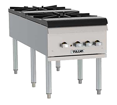 Vulcan Hart Stock Pot Range w/Two Cast Iron Burners