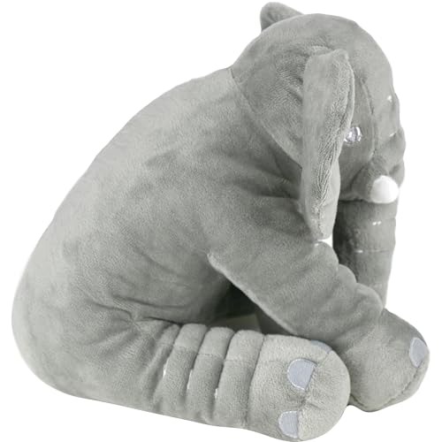 Djungelskog 60cm/24inch Elephant Plush, Elephant Stuffed Animals Plush for Kids Girls Boys Girlfriend Birthday Christmas, Valentine's Day Gift (60cm/24inch)