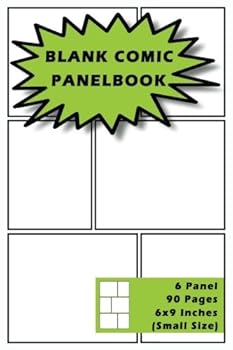 Paperback Blank Comic Panelbook: Create & Draw Your Own Comics Blank Notebook Small Size 6x9 Inch 6 Panel 90 pages Template Strips Pages Panel Blank Book ... Layout (Blank Comic Strips Panelbook Layout) Book