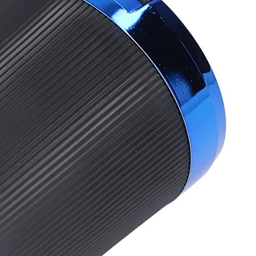 Cinzeiro de carro com tampa, suporte portátil sem fumaça para carro com luz LED azul, tampa superior