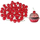 Bon produit pour la décoration de vacances : utilisez des cerises artificielles pour embellir votre maison, comme centre de table de fruits de vacances ou de fête ou comme cornucopies de Thanksgiving, agréable pour décorer les magasins comme les boulangeries, les stands de fruits ou les restaurants, excellent pour la mise en scène alimentaire à la maison ou utilisez-les comme accessoires de photographie par rapport à la carte SIM
