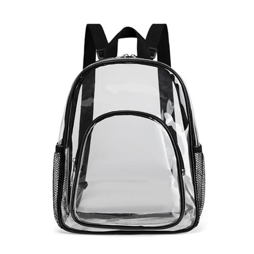 Trendy Clear PVC Backpack Rucksack Suitable for Daily Commutes Travel and Shopping