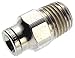 Norgren Pneumatic Fitting, Push in, Straight Adaptor, 8 Mm, 8 Mm, 1/4 Rohs Compliant: Na - 101250828