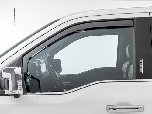 WeatherTech Custom Fit Side Window Deflectors for Toyota Corolla, Corolla Hatchback, Corolla Hybrid - (80952IMB), Matte Black