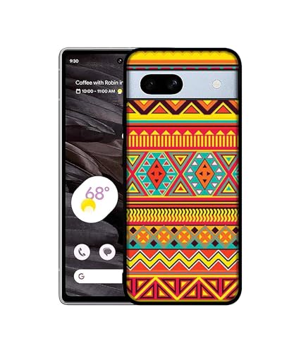 Image of Artistic Rangoli Design Premium 2D Printed Metal Back Case Cover for Google Pixel 7A 5G