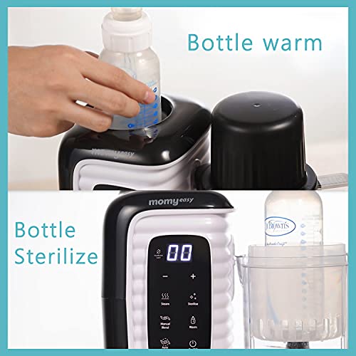Momyeasy Baby Food Maker, Baby Steam Cooker And Puree Blender, Multifunction Baby Food Processor Chopper Grinder, Baby Food Warmer Mills Machine With Bottle Warmer, Touch Control Panel&Self Cleans #TOP4