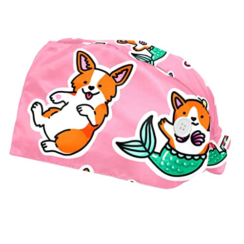 Chapeaux de travail Corgi pour retenir les cheveux longs sans serrer