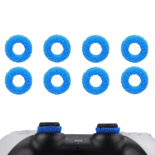 Image of MOLOPPO 8 PCS Precision Rings Kit for PS4, for PS5, for Xbox-Blue | for PS5 Accessories, for Xbox Accessories, Gaming Controller Enhancer