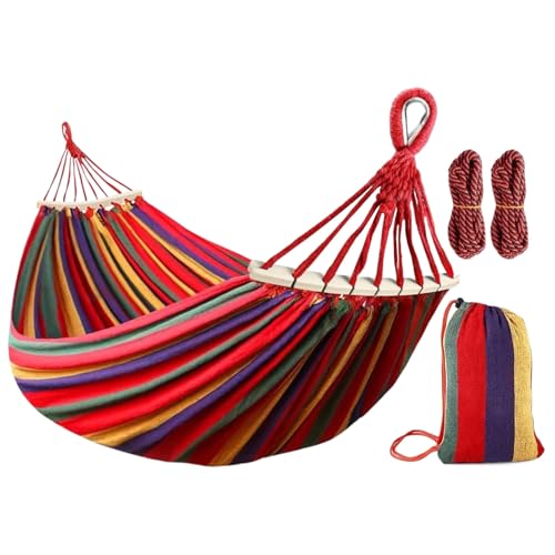 Hamaca para soporte, hamaca de lona portátil resistente, suministros de jardín para cuna, árbol, porche, tienda de campaña exterior, patio, , patios de verano