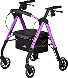 NOVA Star 6 Petite Rollator Walker with Perfect Fit Size System, Lightweight & Foldable, Easy to...