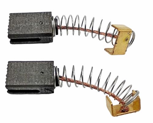 1 paar Motorkohlen mit Feder für Einhell Royal HEC 551 Heckenschere Kohlebürsten ca.5x8x12 mm