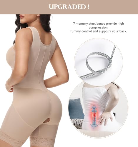 M MYODRESS Fajas Colombianas Moldeadoras Shapewear Tummy Control Post Surgery Compression Garment Postpartum Full Body Shaper3