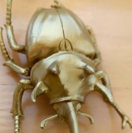Amazon.co.jp: ゴホンヅノカブト 昆虫 フィギュア カブトムシ ゴールド