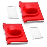 2 Pcs Paint Edger Tool,with 2Pcs Replacement Pad Refills,Paint Edging Tool for Walls,for Walls and Ceilings for Edge Trimmer Tools - Image 1