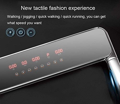 Image of Folding Treadmills Treadmills, Foldable Electric Treadmill with LCD Touch Screen Jogging Hines Wireless Connection Gym Home