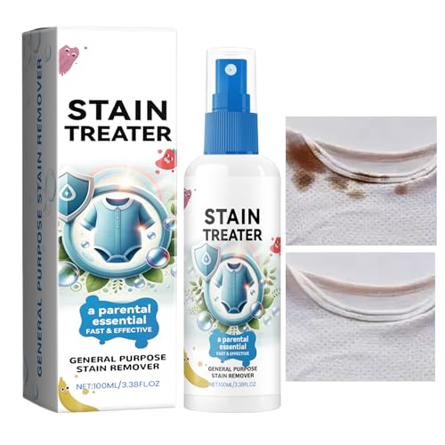 Quitamanchas Para Ropa, 100ml Spray Quitamanchas Natural Para Ropa De Bebé, Stain Treater Spray, QuitamanchasPara RopaSeguro Para Niños,Elimina Rápidamente Las Manchas Difíciles De La RopaDe Bebé