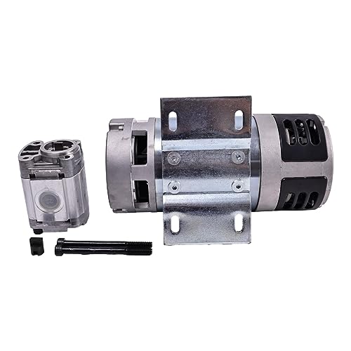 Image of HOLDWELL 24V 147664 Motor + 147662 Hydraulic Pump Assembly 147099 Compatible with Skyjack Electric Scissor Lift Models SJIII3220 SJIII3226 SJIII4620 SJIII4626 SJIII4632