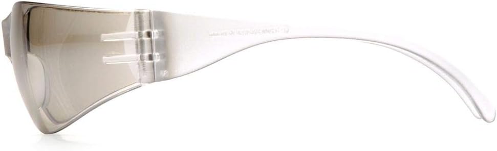 Pyramex Safety Glasses,Clr/I/O Mirror (Pack of 12)